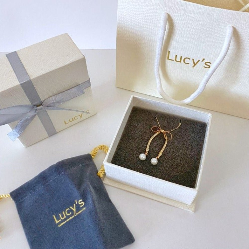 Lucy's Dainty Gold Bow Choker Necklace